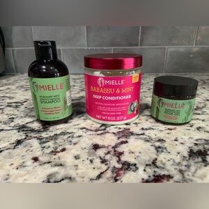 Mielle Bundle- Shampoo, Edge Gel & Deep Conditioner- BNWT